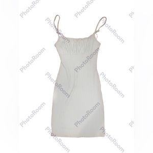 Mint green slim fit midi dress 💚